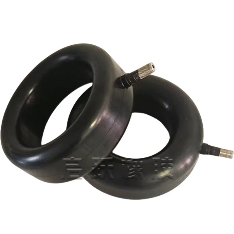 Black custom inflatable seal ring and valve configuration, view 1
