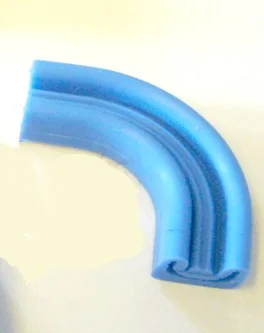 Blue custom inflatable seal ring and valve configuration - view 8 Blue custom inflatable seal ring and valve configuration, view 8