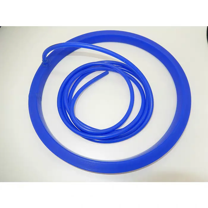 Blue custom inflatable seal ring and valve configuration, view 13