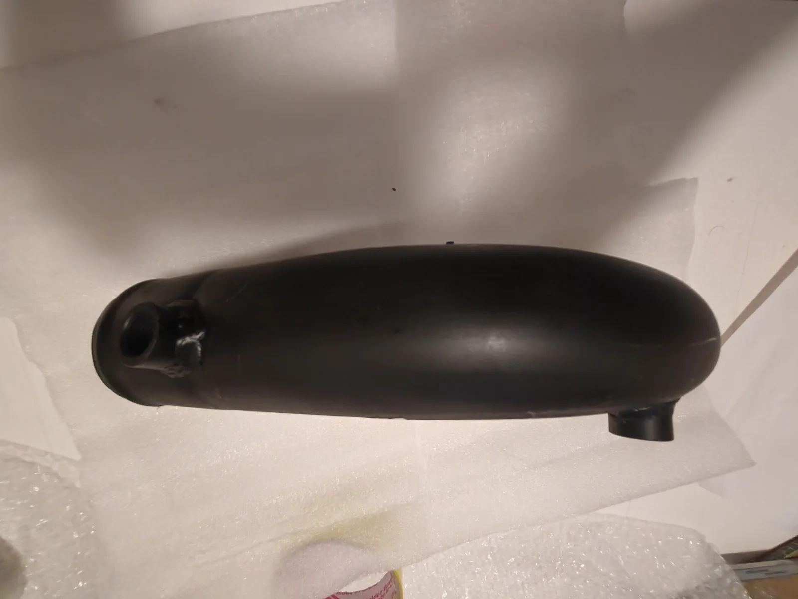 Custom inflatable rubber bladder with inflation connection, view 4