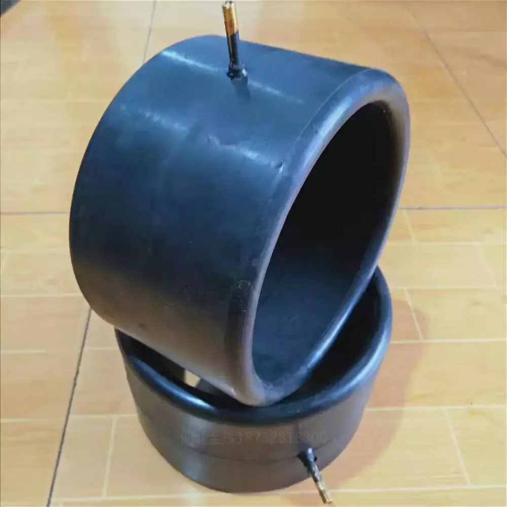 Custom inflatable seal profile and inflation valve detail - view 3 Custom inflatable seal profile and inflation valve detail, view 3