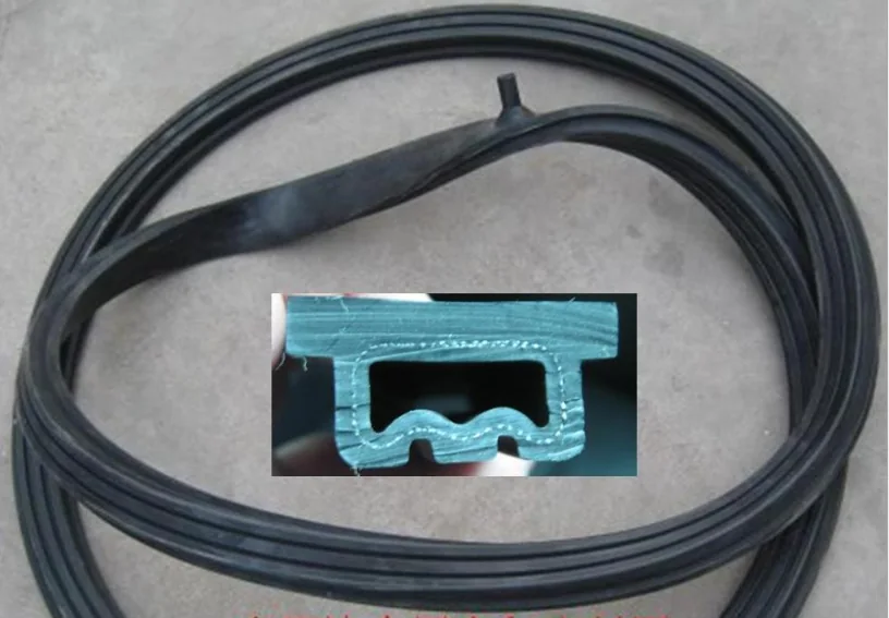 Custom inflatable seal profile and inflation valve detail, view 19