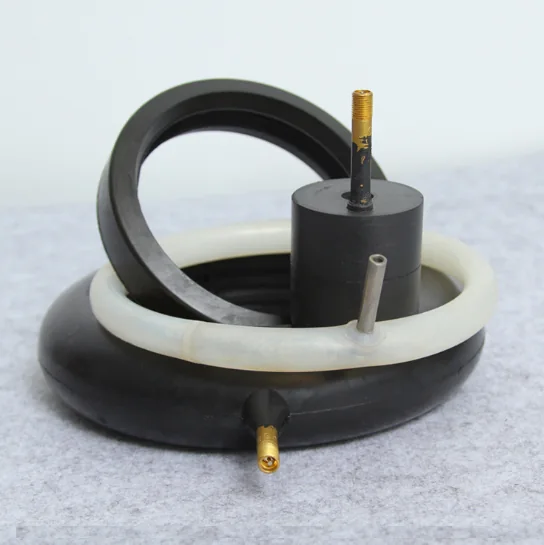 Custom inflatable seal profile and inflation valve detail - view 25 Custom inflatable seal profile and inflation valve detail, view 25