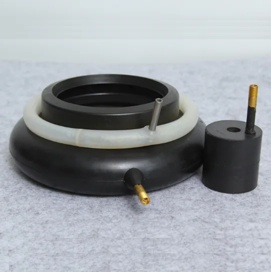Custom inflatable seal profile and inflation valve detail - view 27 Custom inflatable seal profile and inflation valve detail, view 27