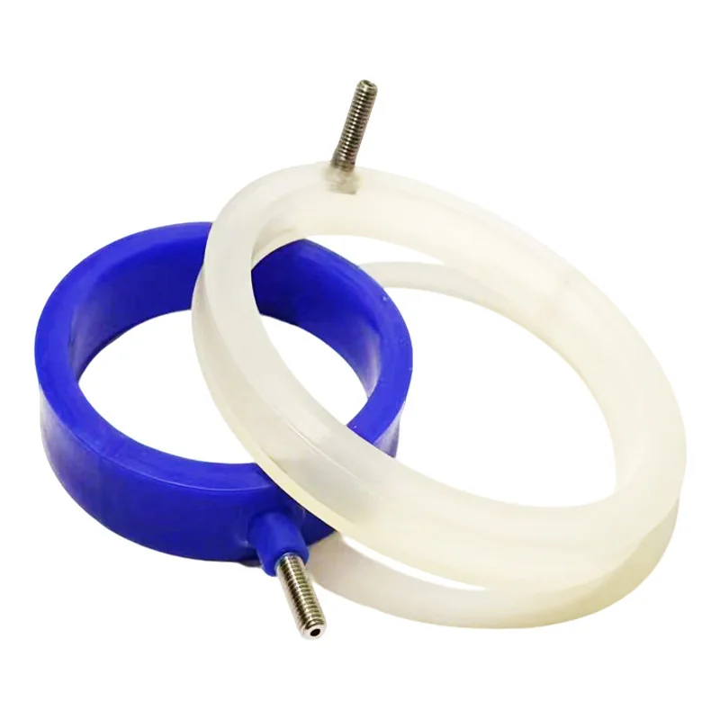 White custom inflatable seal ring and valve configuration - view 18 White custom inflatable seal ring and valve configuration, view 18